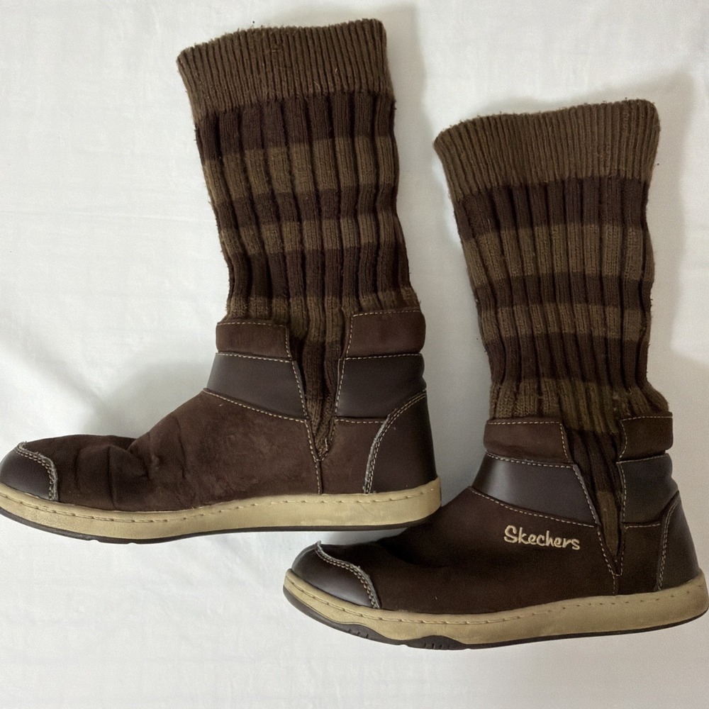 Skechers Boots Womens 9.5 Unlimited Tall Boots Comfy Fit Winter Extremely Rare